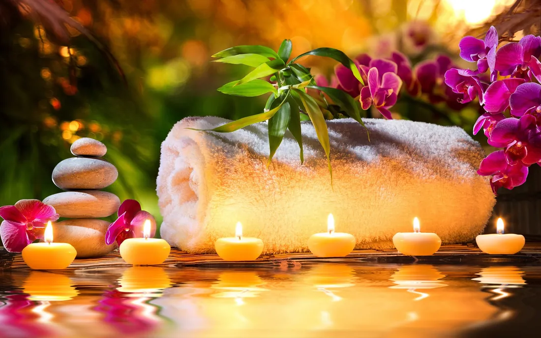 Cosmétiques naturels et fleurs d'orchidée